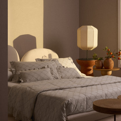 Almofada Rinzeira Buddemeyer Luxus Ivory 100% Algodão Bege Duna 30x50cm