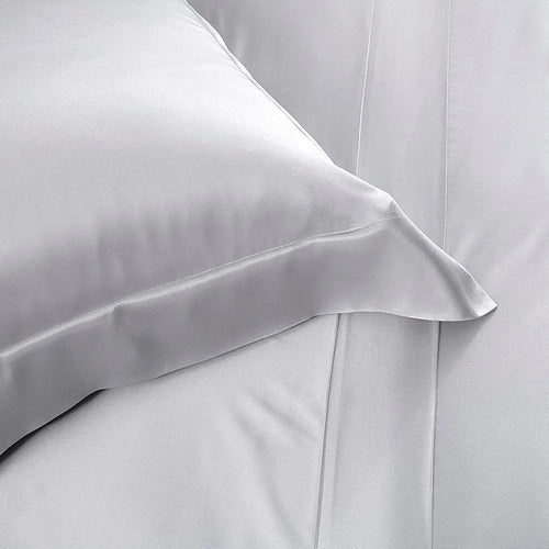 Almofada Rinzeira Buddemeyer Luxus Royale 100% Seda Cinza Platina 30x50cm