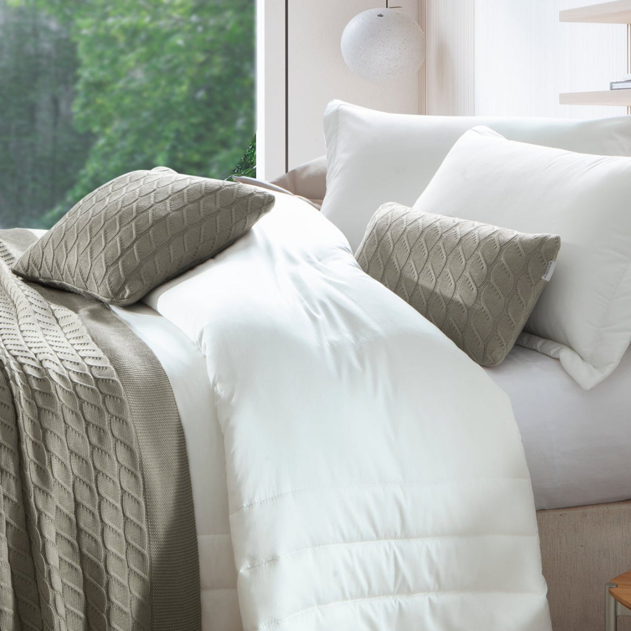 Almofada Rinzeira Kacyumara Tricot Vivat Fendi 30cm x 50cm