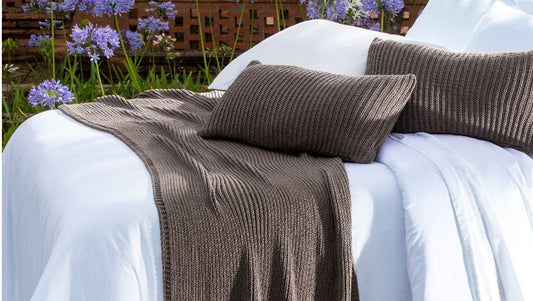 Peseira Naturalle Tricô King Texture 90x260cm Marrom Mocha