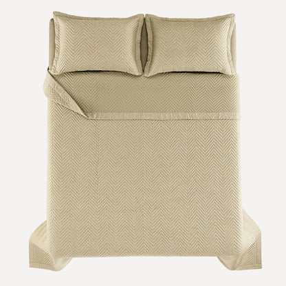 Jogo de Colcha Super King Karsten Arturo Giz 100% Poliéster 3 Peças