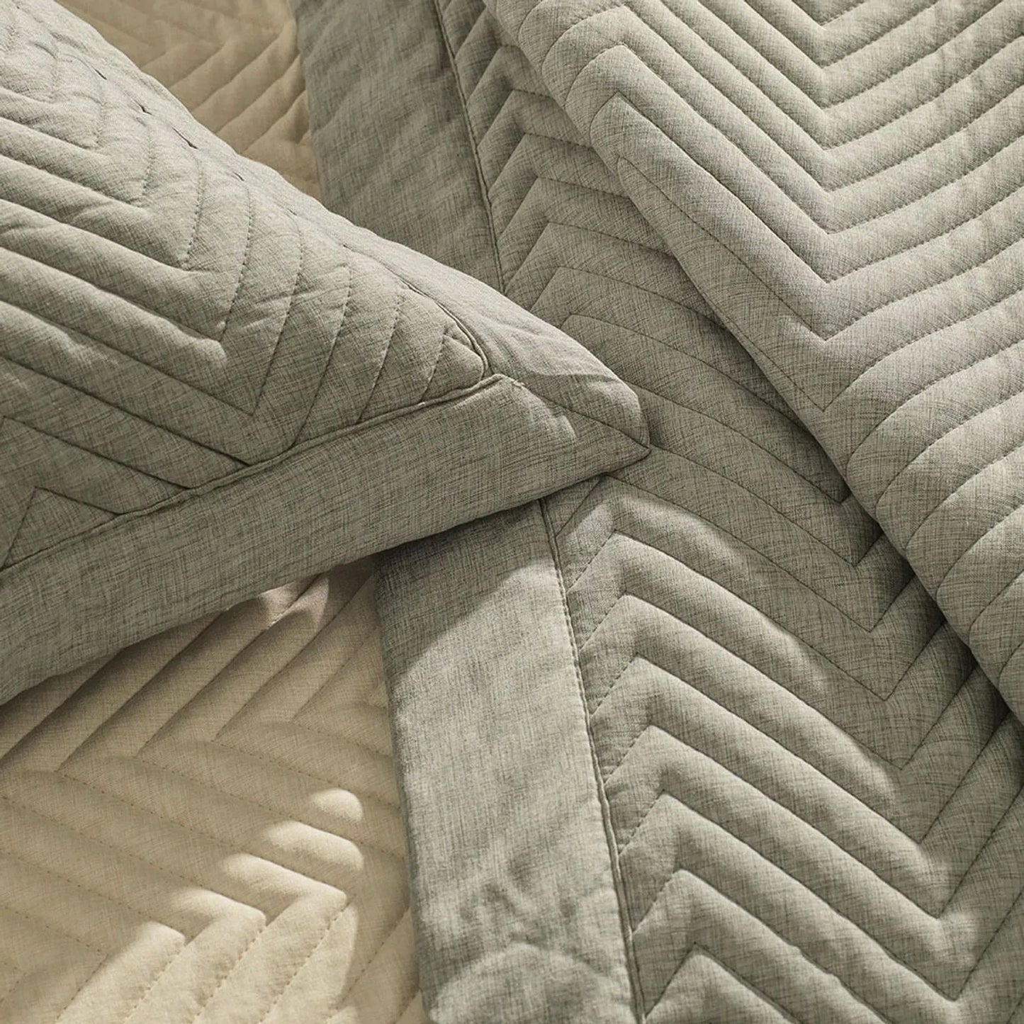 Jogo de Colcha Super King Karsten Arturo Giz 100% Poliéster 3 Peças