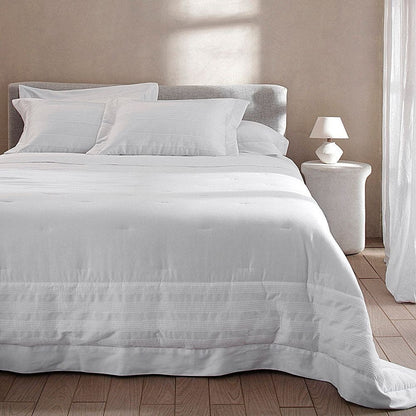 KIT COLCHA SAVONA QUEEN BRANCO 2.80X2.60CM