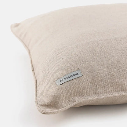 Capa de Almofada Blue Gardenia 100% Linho Liso Camel