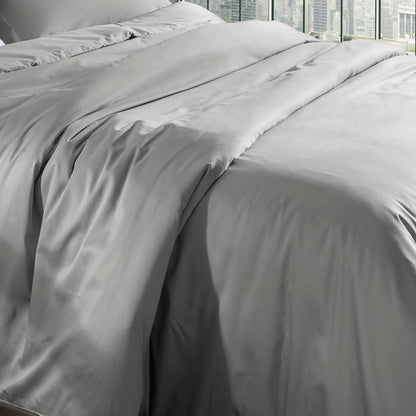 Capa de Duvet Kacyumara Satinee Fend Stone Super King 300 Fios Percal