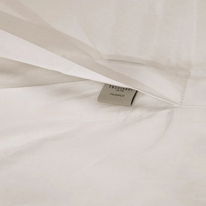 Capa de Edredom King Trussardi Vercelli Branco 300 Fios 100% Algodão Egípcio (2,90m x 2,70m)