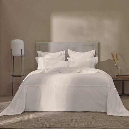 Capa de Edredom King Trussardi Vercelli Branco 300 Fios 100% Algodão Egípcio (2,90m x 2,70m)