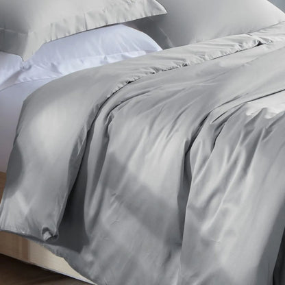 Capa de Edredom Queen Kacyumara Satinée 300 Fios Prata 2,40m x 2,50m