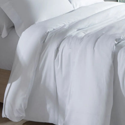 Capa de Edredom Super King Kacyumara Satinée 300 Fios Branco 3,20m x 2,70m