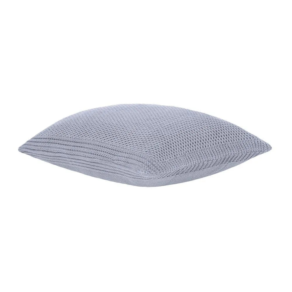 Capa para Travesseiro Buddemeyer Luxus Tricot Turim Cinza 50cm x 90cm