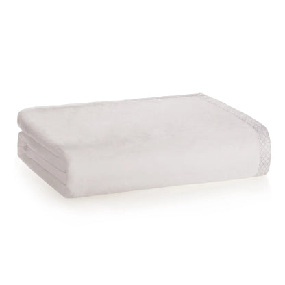Cobertor King Trussardi Piemontesi Branco 100% Poliéster 2,40m x 2,90m