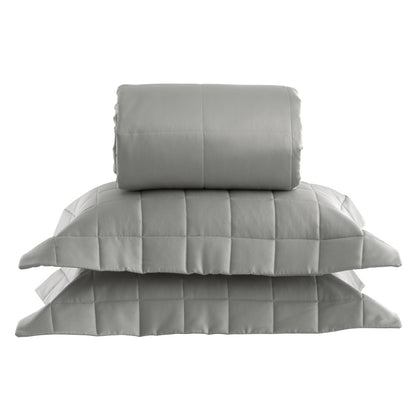 Colcha Satinee Square Super King Cor Verde 100% Algodão