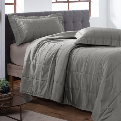 Colcha Satinee Square Super King Cor Verde 100% Algodão