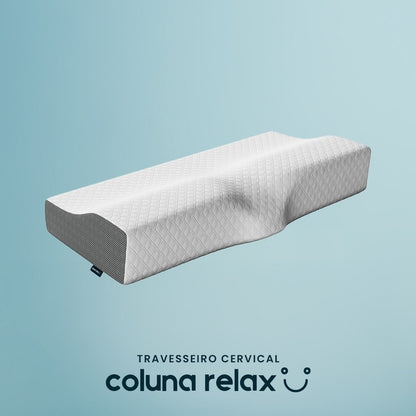Travesseiro Cervical Coluna Relax  I Wanna Sleep