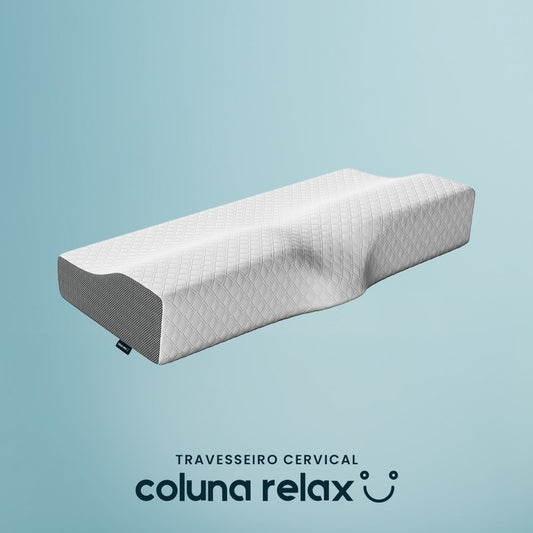 Travesseiro Cervical Coluna Relax  I Wanna Sleep