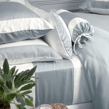 Capa para Edredom Blue Gardenia Valentino 100% Fibra de Bambu King Gris