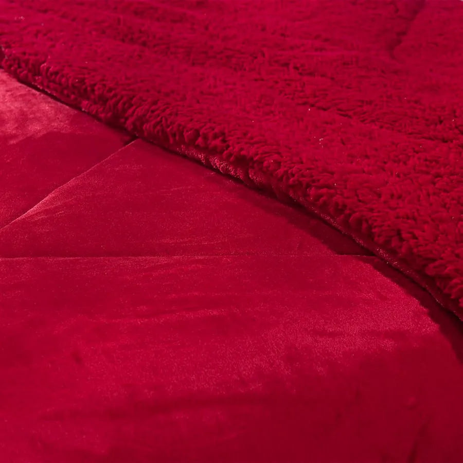 Edredom Niazitex Capetown Vermelho – King