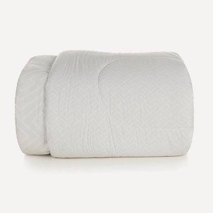 Edredom Queen Karsten Barcelos Branco Estampado 200 Fios 100% Algodão 240cm x 250cm