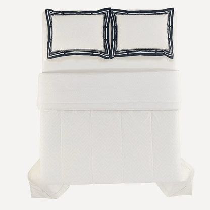 Edredom Queen Karsten Barcelos Branco Estampado 200 Fios 100% Algodão 240cm x 250cm