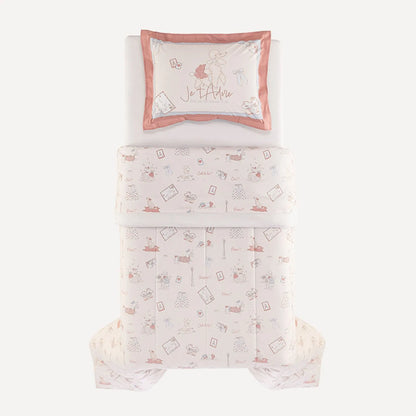 Edredom Solteiro Karsten Jolie 100% Algodão 1,80m x 2,50m