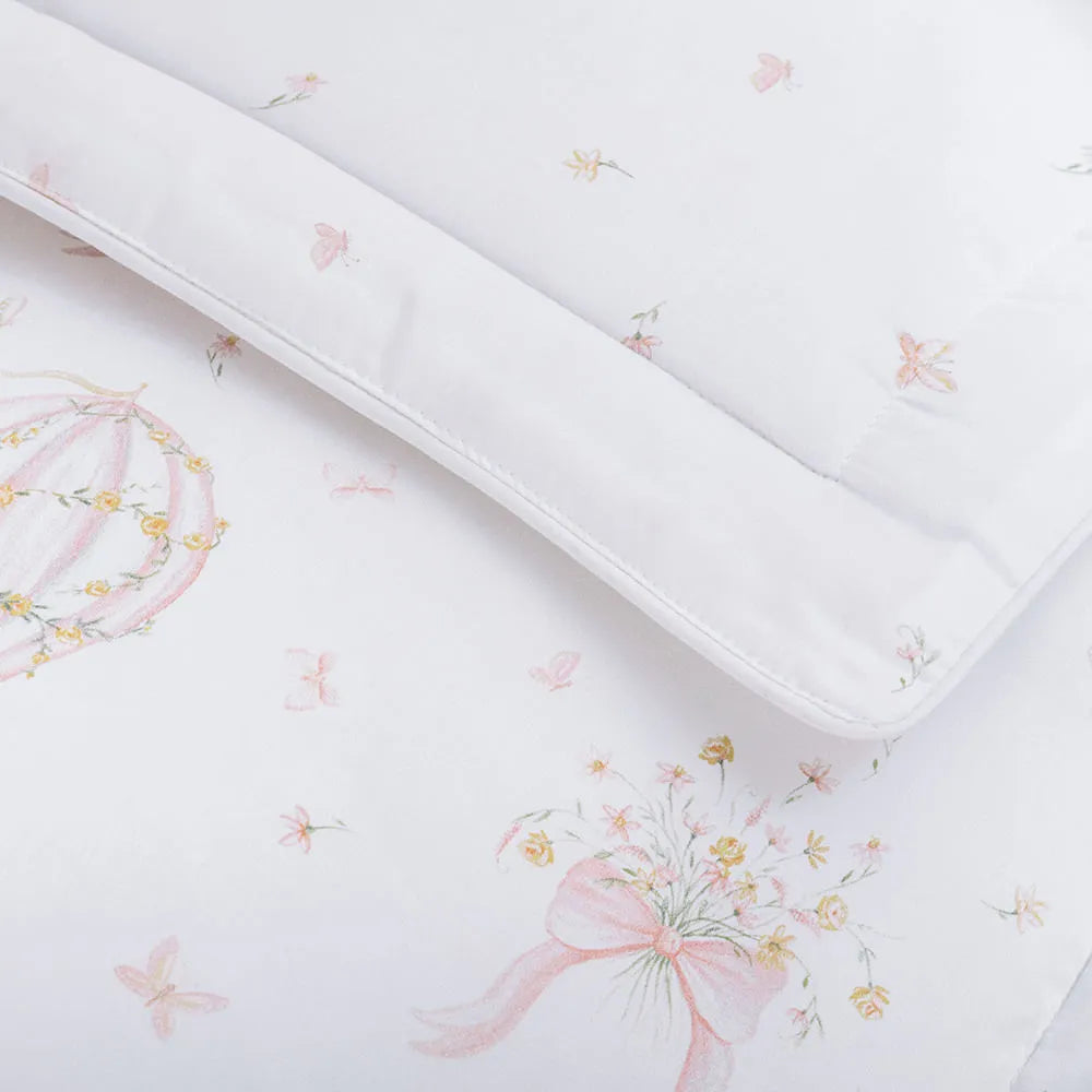 Edredom Trussardi Felice Baby Branco – 1,10 x 1,60m