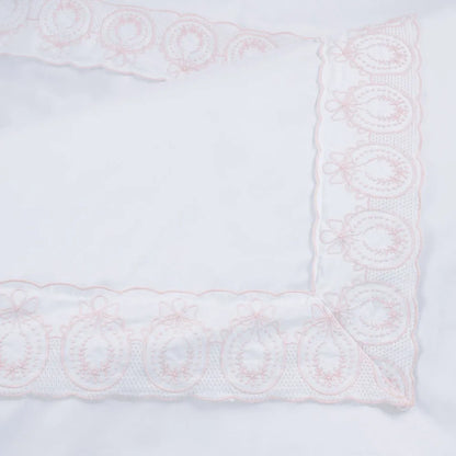 Edredom Trussardi Olivia Baby Branco e Soft Nude – 1,10 x 1,60m