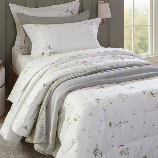 Cobreleito Casal Kacyumara Vida Bela 200 Fios Fifi com 2 Portas Travesseiro 2,20m x 2,40m