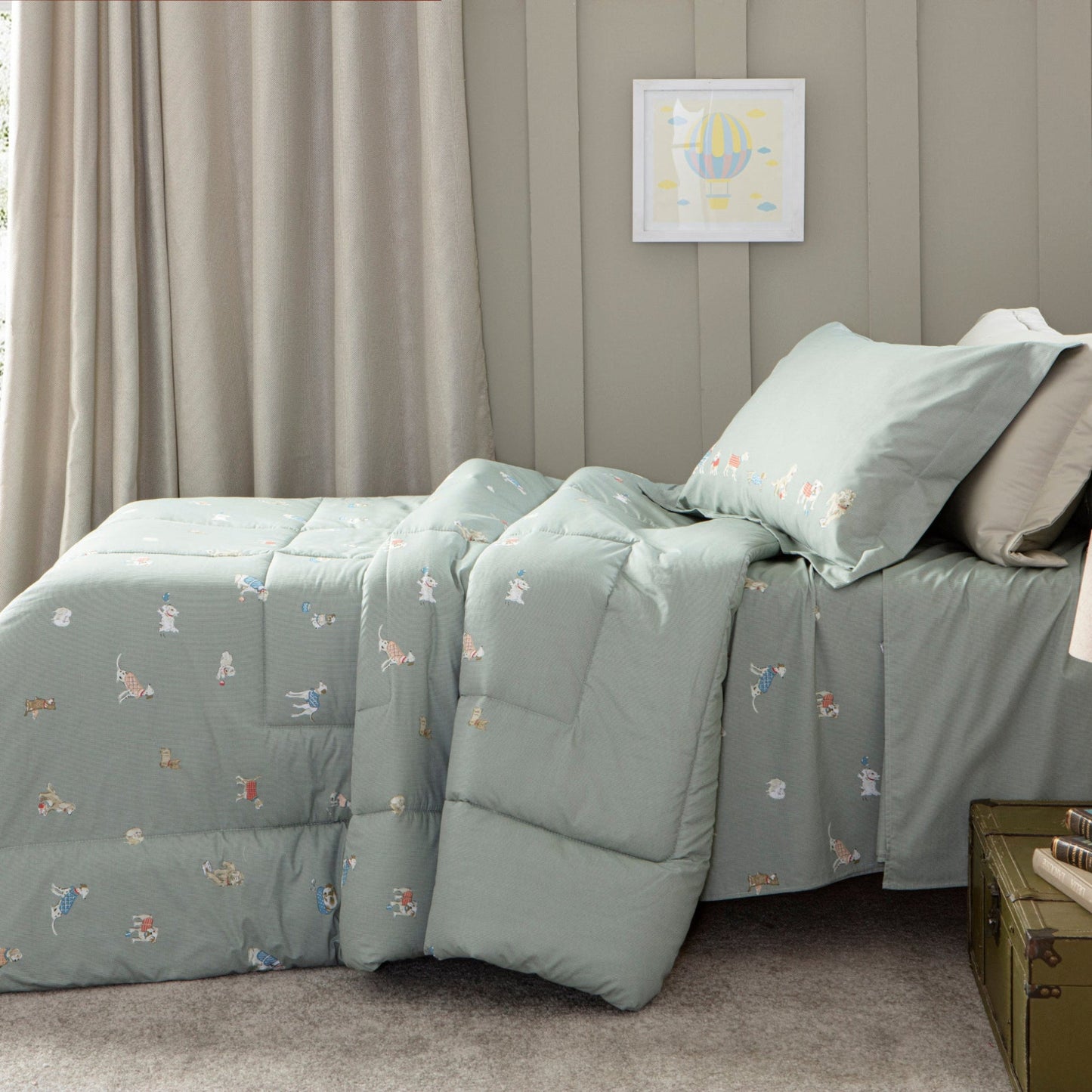 Fronha Avulsa Kacyumara Vida Bela 200 Fios Toby 50cm x 70cm