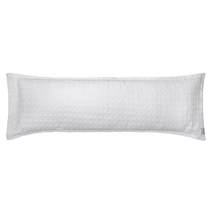 Fronha Body Pillow Altenburg Algodão Lux Versalhes 200 Fios com 4 Abas de 2cm 40x1,30m Cor Branco