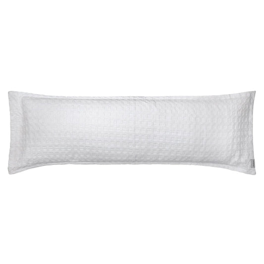 Fronha Body Pillow Altenburg Algodão Lux Versalhes 200 Fios com 4 Abas de 2cm 40x1,30m Cor Branco