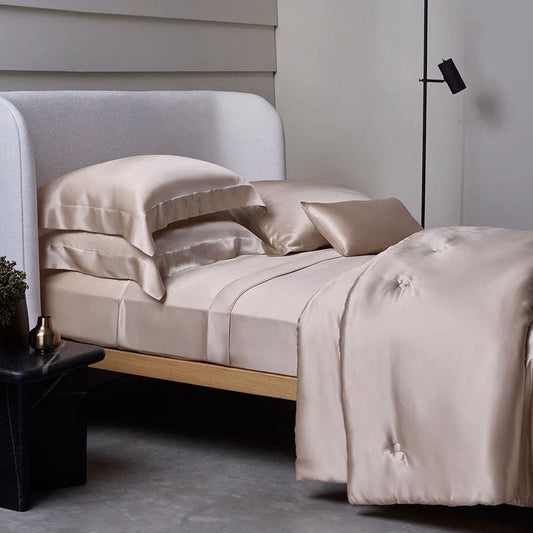 Fronha Buddemeyer Luxus Seda Royale 100% Seda Natural Bege 50x70cm