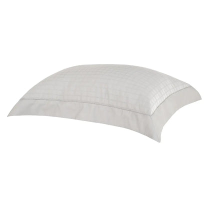 Fronha King Buddemeyer Damask Square com 3 Abas – Cinza