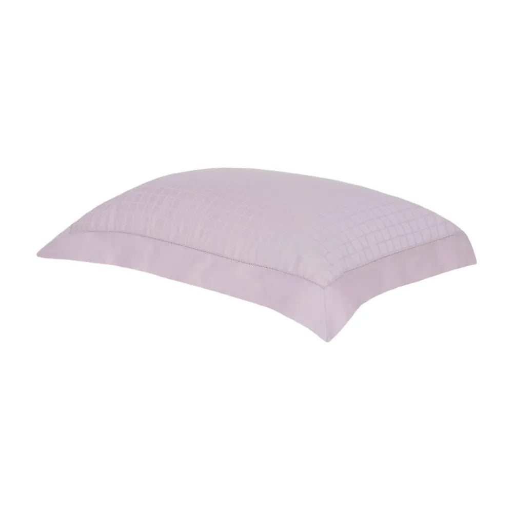 Fronha Buddemeyer Damask Square com 3 Abas – Rosa