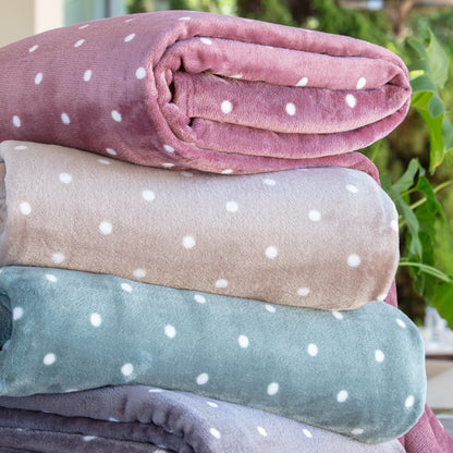 Cobertor Casal Corttex Flannel Poa Liso 1,80m x 2,20m