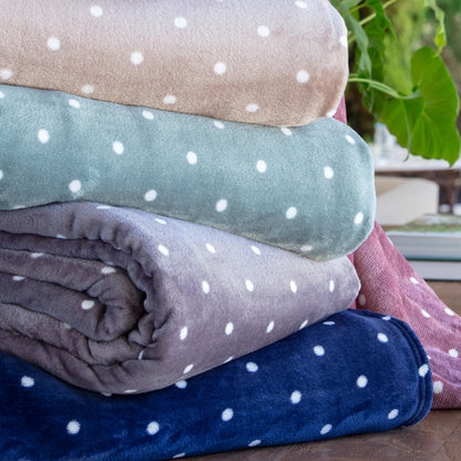 Cobertor Casal Corttex Flannel Poa Liso 1,80m x 2,20m