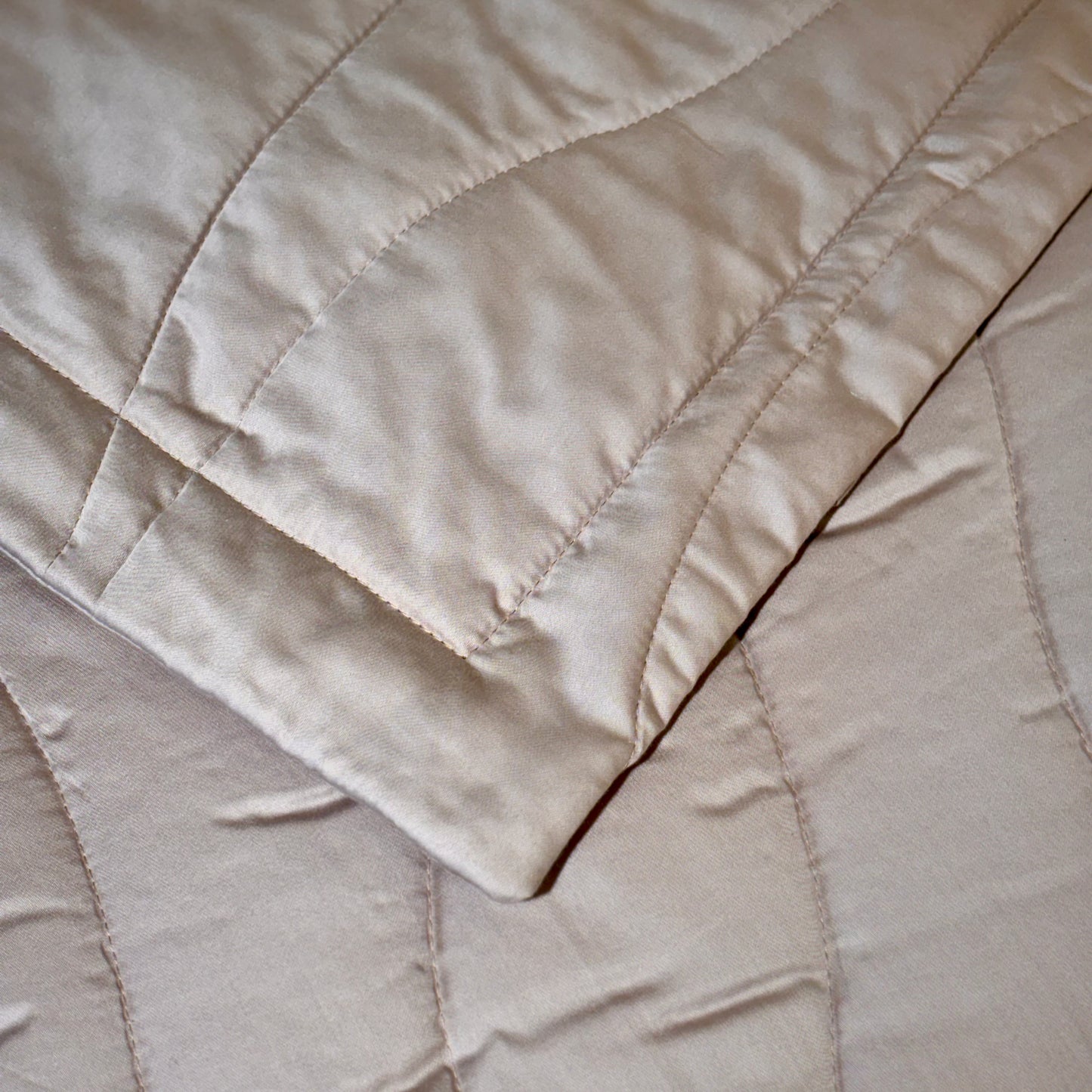 Jogo de Colcha Solteiro Trussardi Novara 300 Fios 100% Algodão Egípcio Nocciola