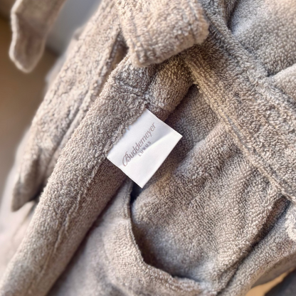 Roupão de Banho Buddemeyer Luxus Hotel New York Air Kaki Tamanho M