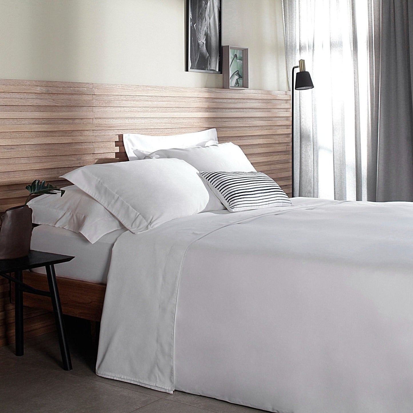 JOGO DE CAMA S.KING BASQUIAT BRANCO/BRANCO 2.80X2.80CM