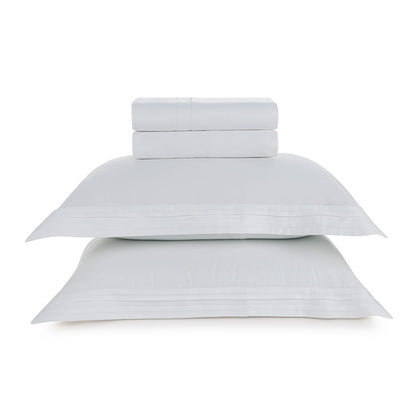 Jogo de Cama King Trussardi Naxos 400 Fios 100% Algodão Branco 2,80x2,80m