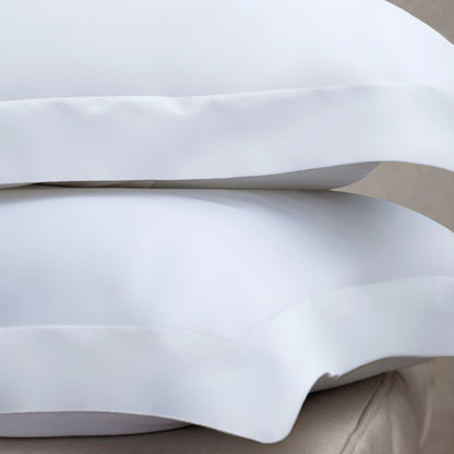 Jogo de Cama Queen Corttex Living Art 300 Fios Cetim 100% Algodão Branco