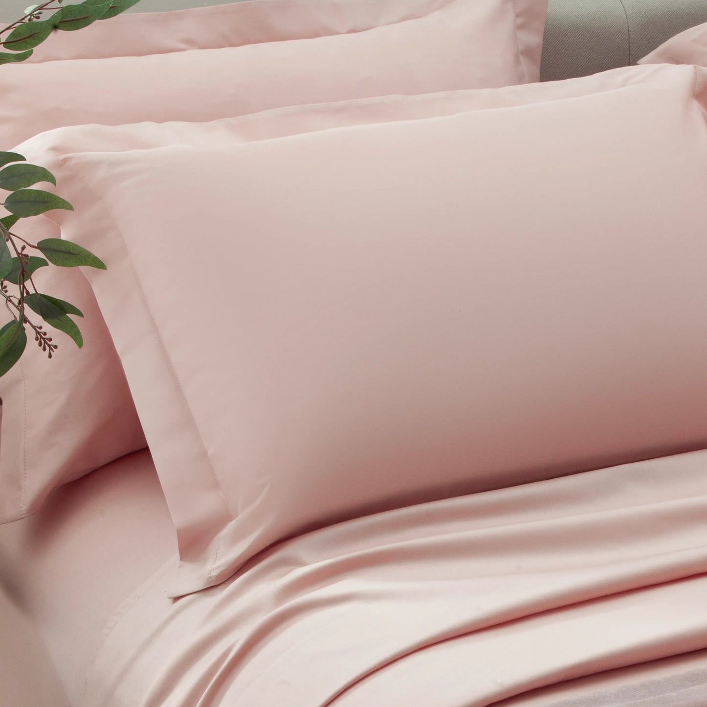 Jogo de Cama Queen Corttex Living Art 300 Fios Cetim 100% Algodão Rose