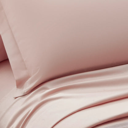 Jogo de Cama Queen Corttex Living Art 300 Fios Cetim 100% Algodão Rose