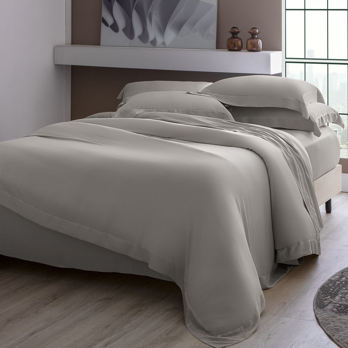 Jogo de Cama Kacyumara Bali Bambu 400 Fios Casal Fend