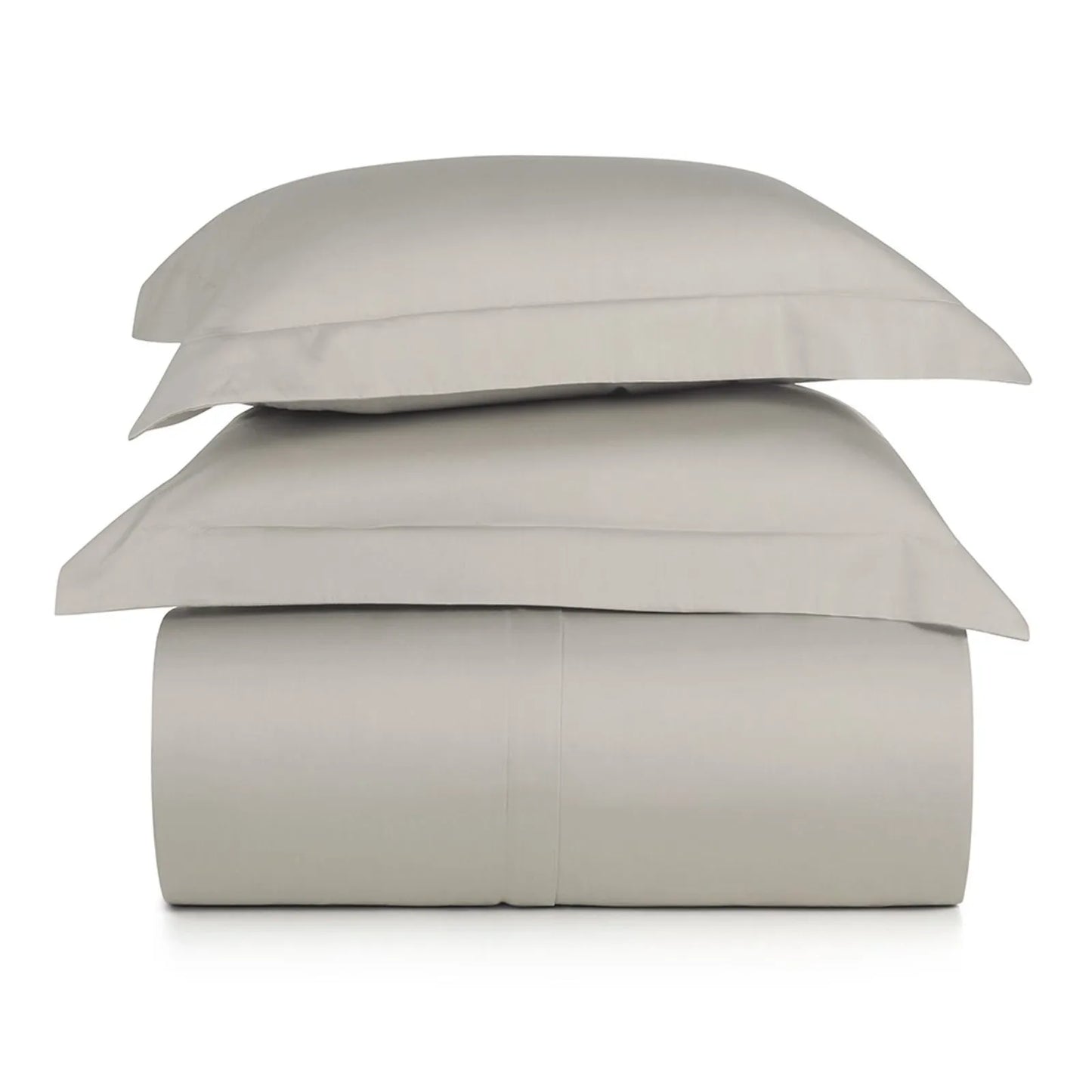 Jogo de Duvet Queen Altenburg Algodão Lux Cinza Inspiração 200 Fios 100% Algodão (3 Peças - 2,60m x 2,40m)