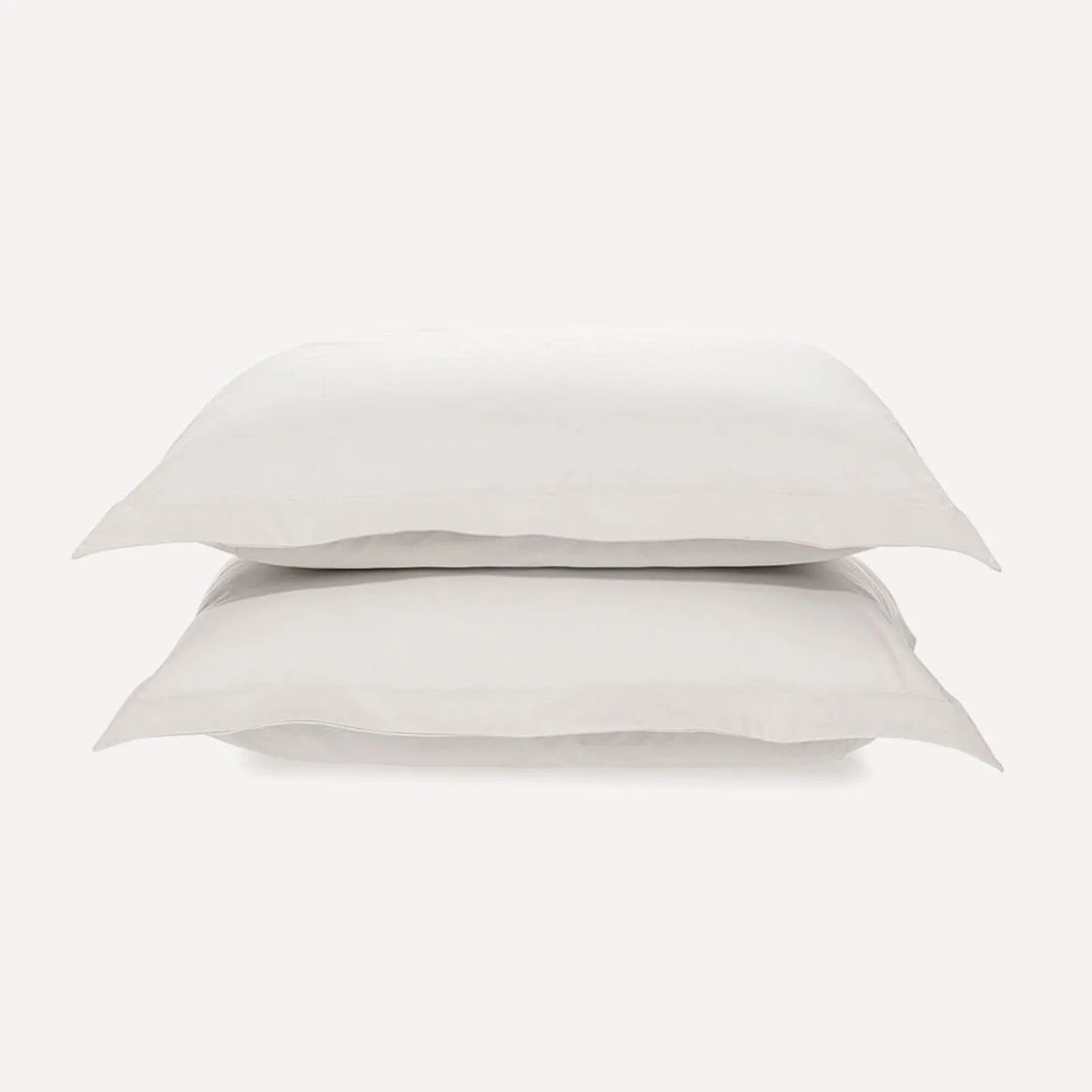 Jogo de 2 Fronhas Karsten Tom Branco 100% Algodão 200 Fios 50cm x 70cm