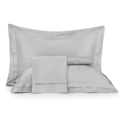 Jogo de Cama Altenburg Cetim Sublime Allure 4 Peças 2,20x2,70m Cor Cinza Grife