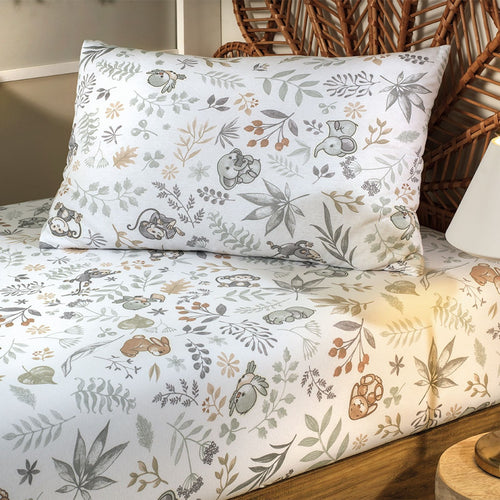 Jogo de Cama Solteiro Altenburg Mundo Kids Ayni 100% Algodão Malha Fio Penteado 2 Peças