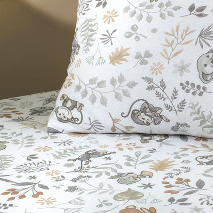 Jogo de Cama Solteiro Altenburg Mundo Kids Ayni 100% Algodão Malha Fio Penteado 2 Peças