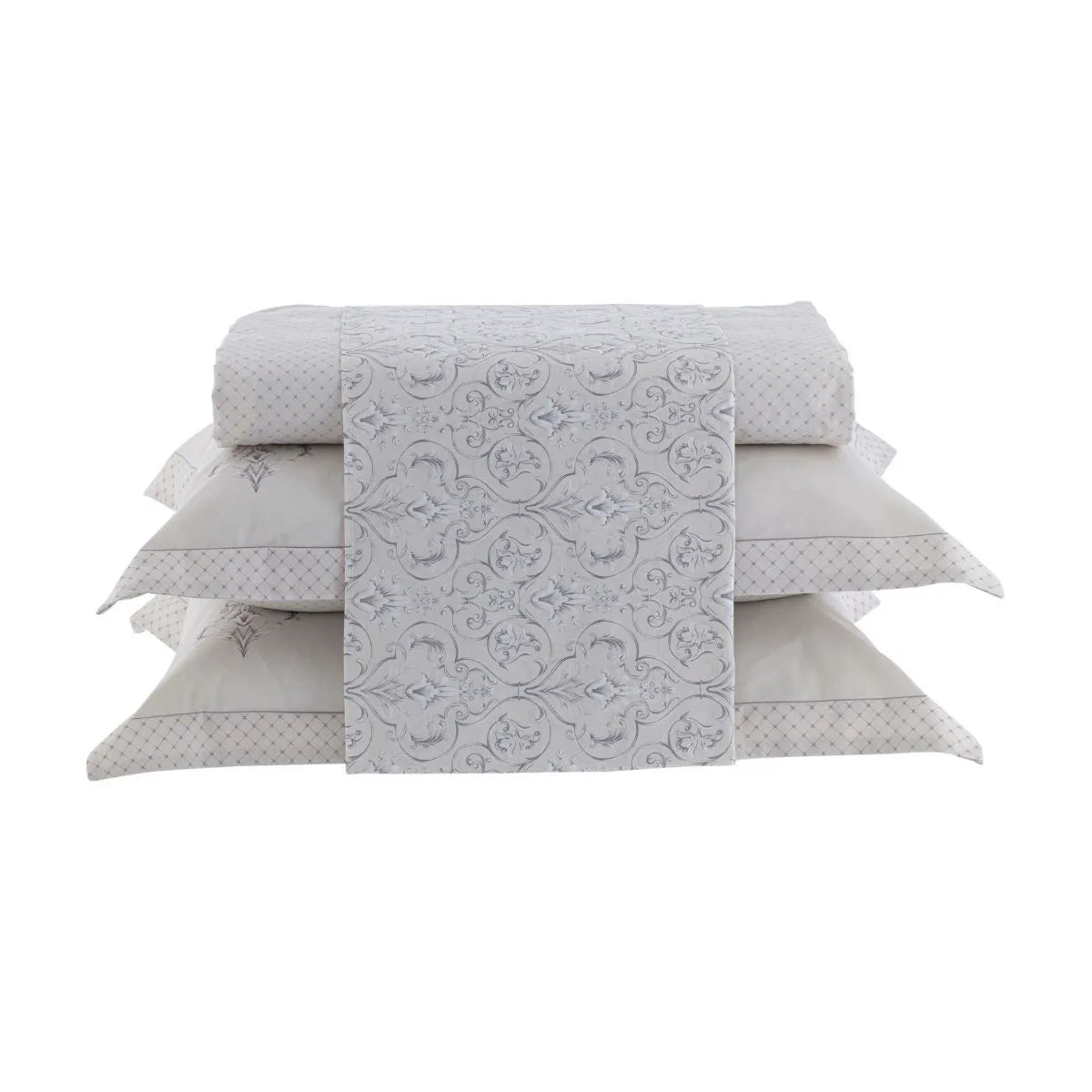 Jogo de Cama Casal Kacyumara Vida Bela 200 Fios Elus 4 Peças