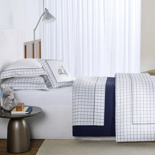 Jogo de Cama Casal Trussardi Cirello 300 Fios 100% Algodão Egípcio 4 Peças